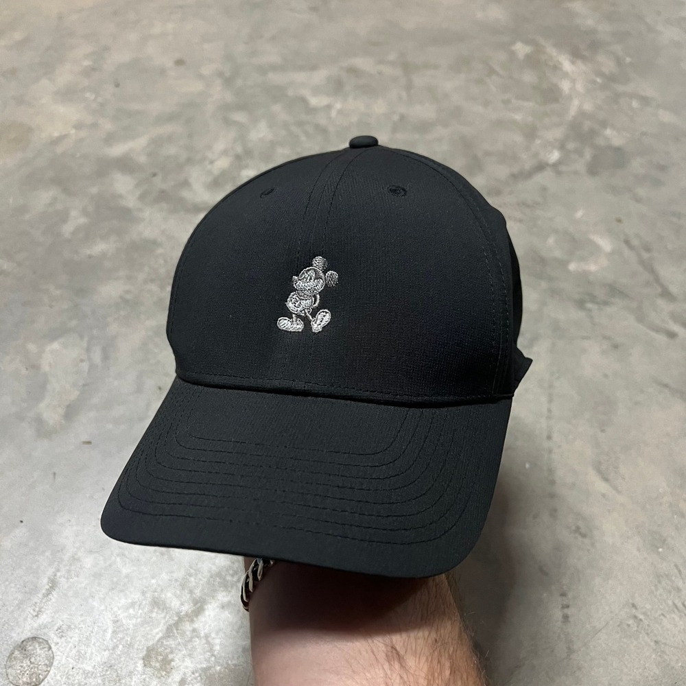 Nike Disney Parks Mickey Mouse Dri-FIT Legacy91 Adjustable Hat Black 892652-010